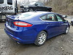 2015 Ford Fusion Se Blue vin: 1FA6P0H78F5108147