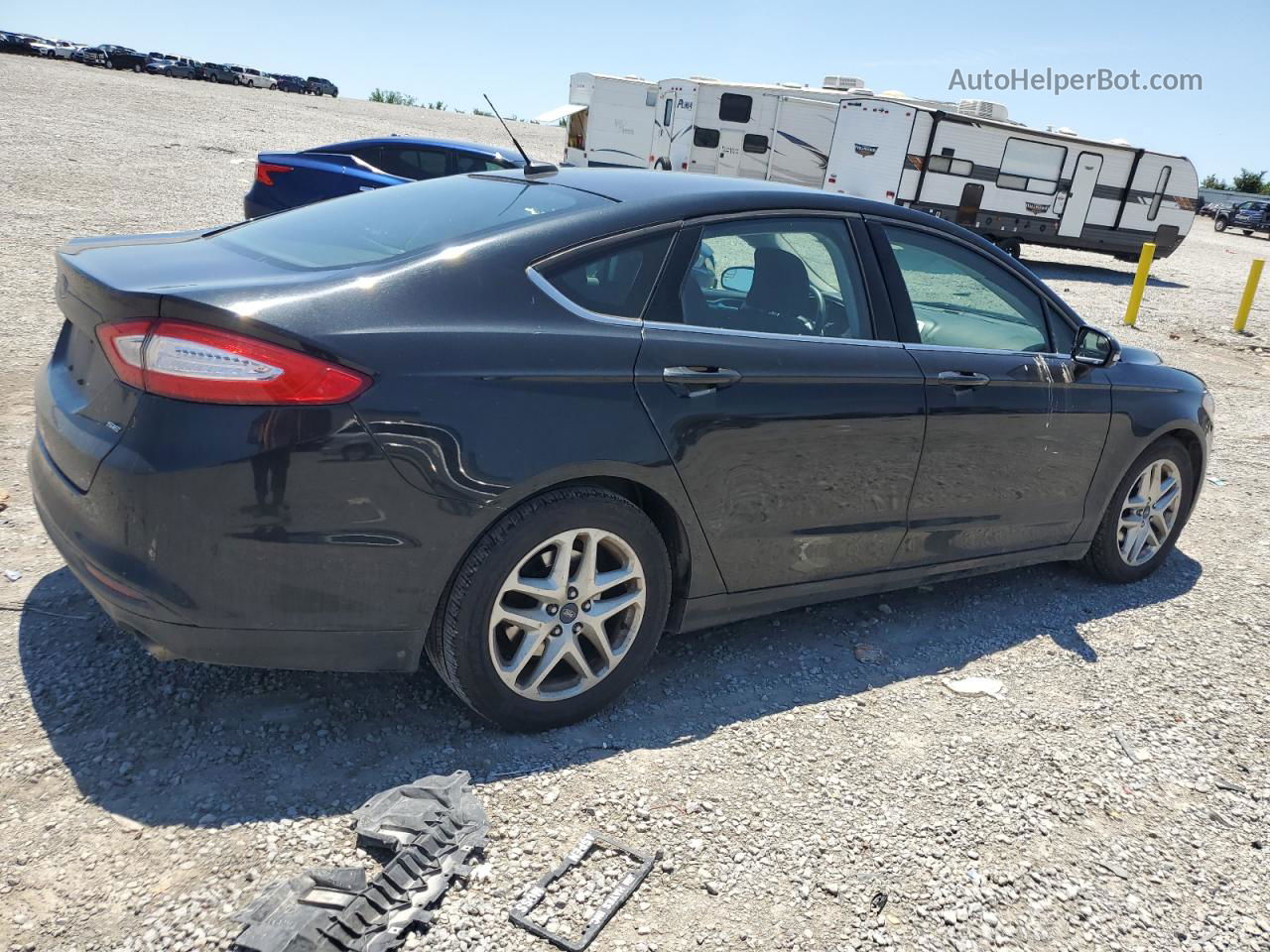 2015 Ford Fusion Se Black vin: 1FA6P0H78F5123442