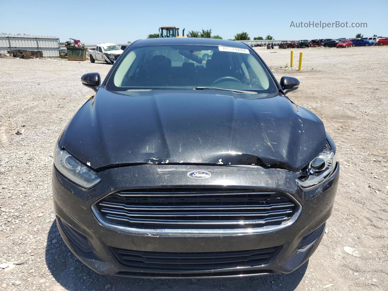 2015 Ford Fusion Se Black vin: 1FA6P0H78F5123442