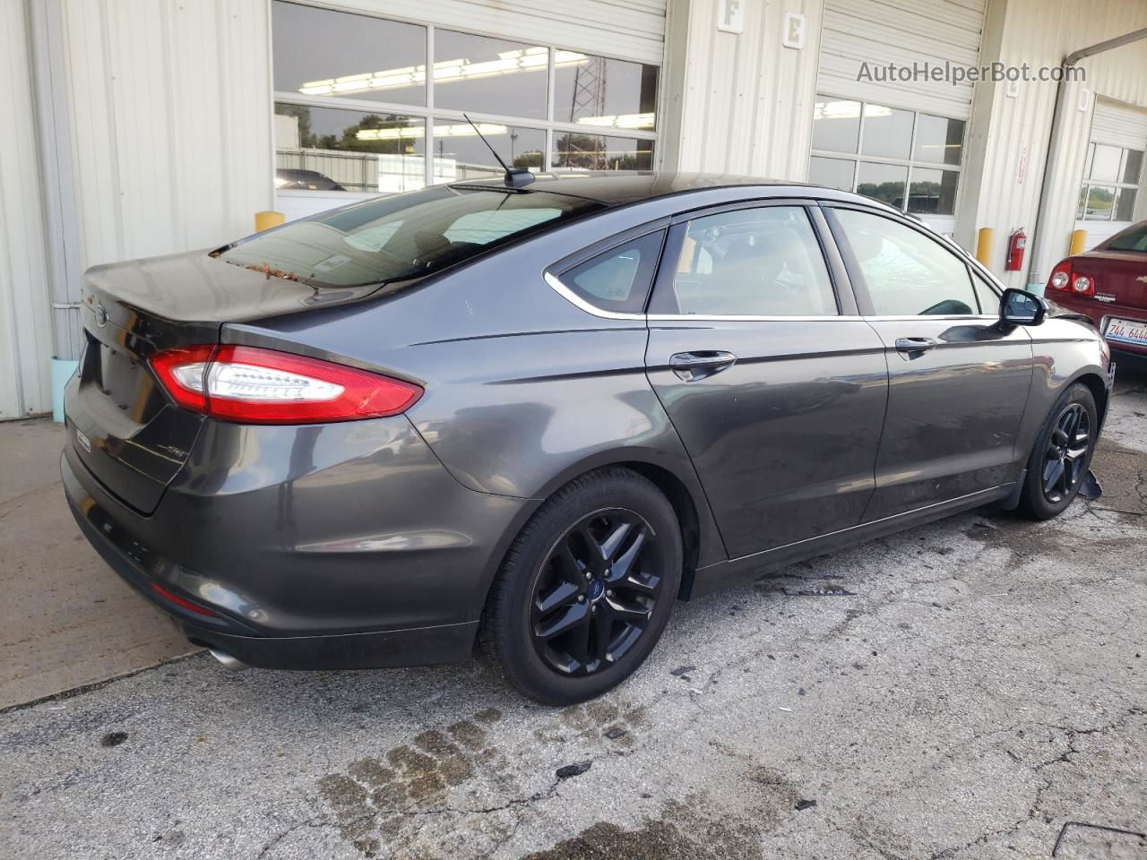 2016 Ford Fusion Se Gray vin: 1FA6P0H78G5104181