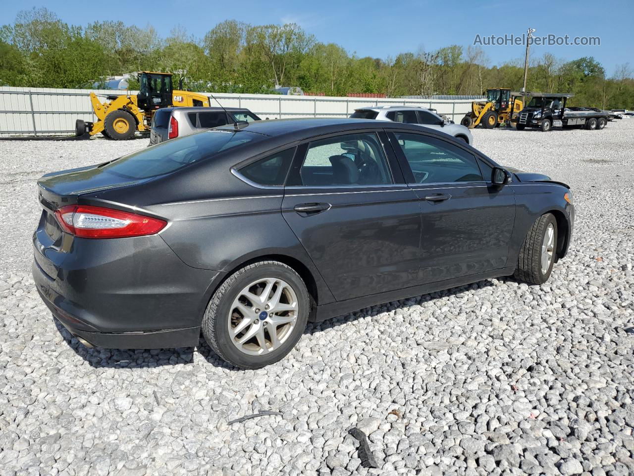 2016 Ford Fusion Se Gray vin: 1FA6P0H78G5117030