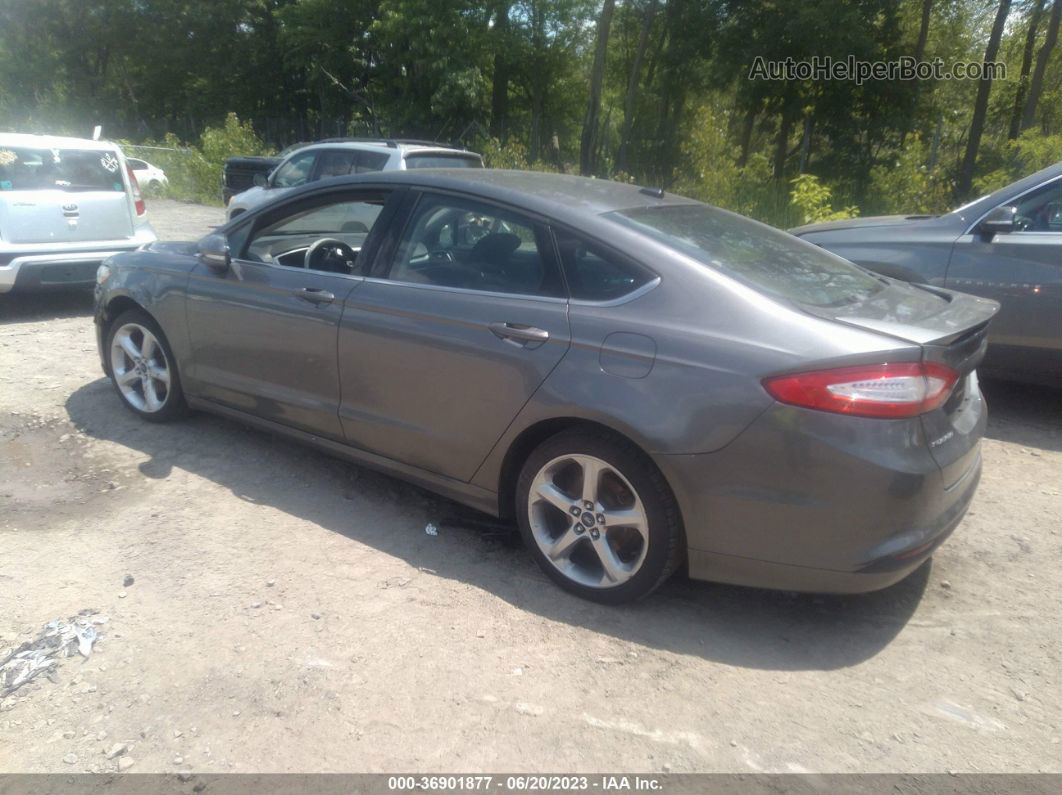 2014 Ford Fusion Se Gray vin: 1FA6P0H79E5354946