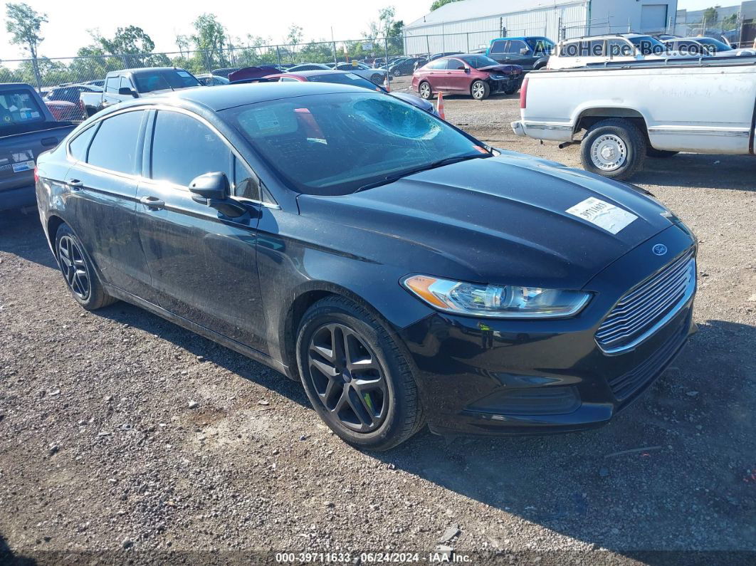 2015 Ford Fusion Se Black vin: 1FA6P0H79F5101885