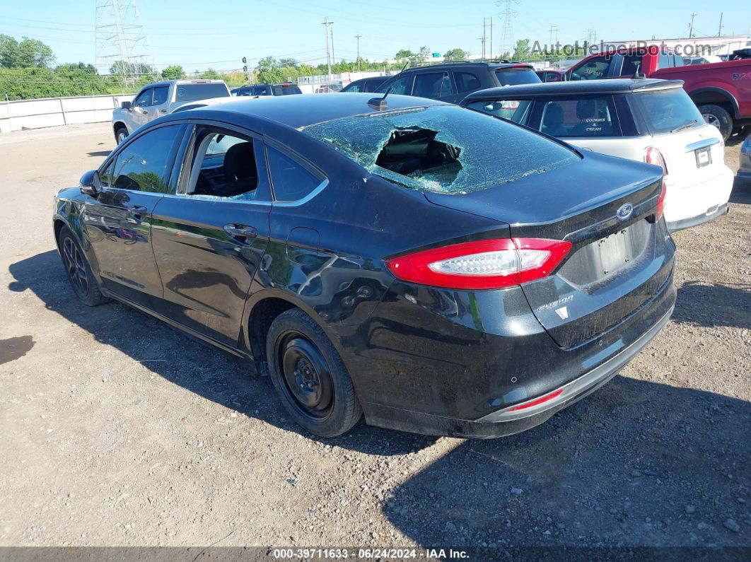 2015 Ford Fusion Se Черный vin: 1FA6P0H79F5101885