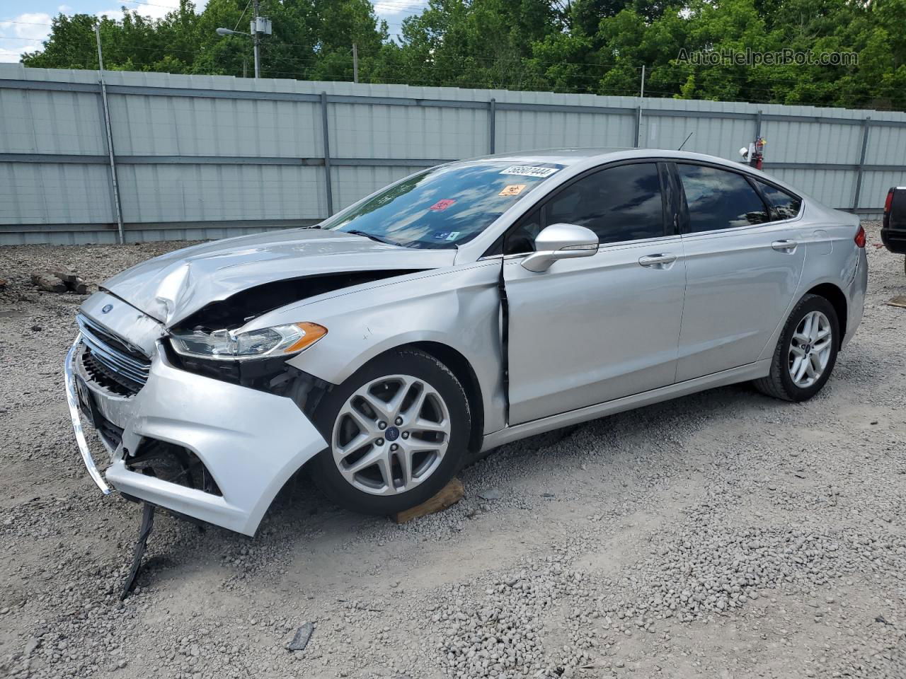 2015 Ford Fusion Se Silver vin: 1FA6P0H79F5108299