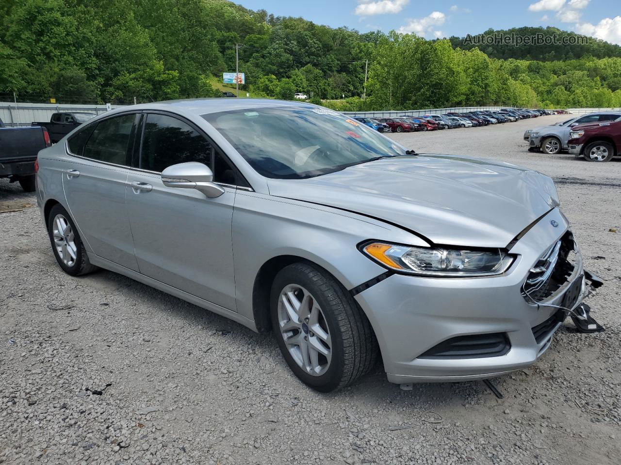 2015 Ford Fusion Se Silver vin: 1FA6P0H79F5108299