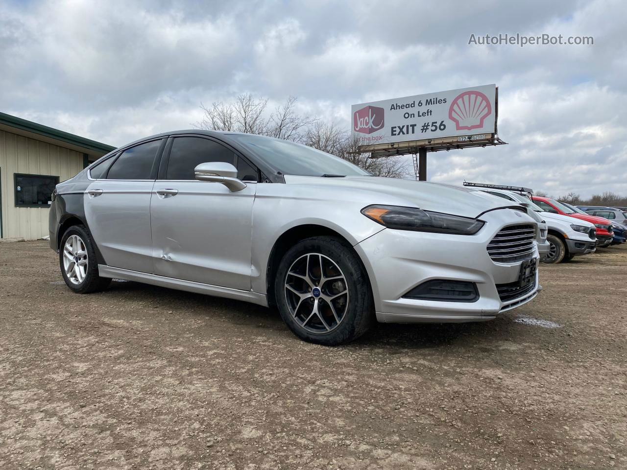 2016 Ford Fusion Se Silver vin: 1FA6P0H79G5100317