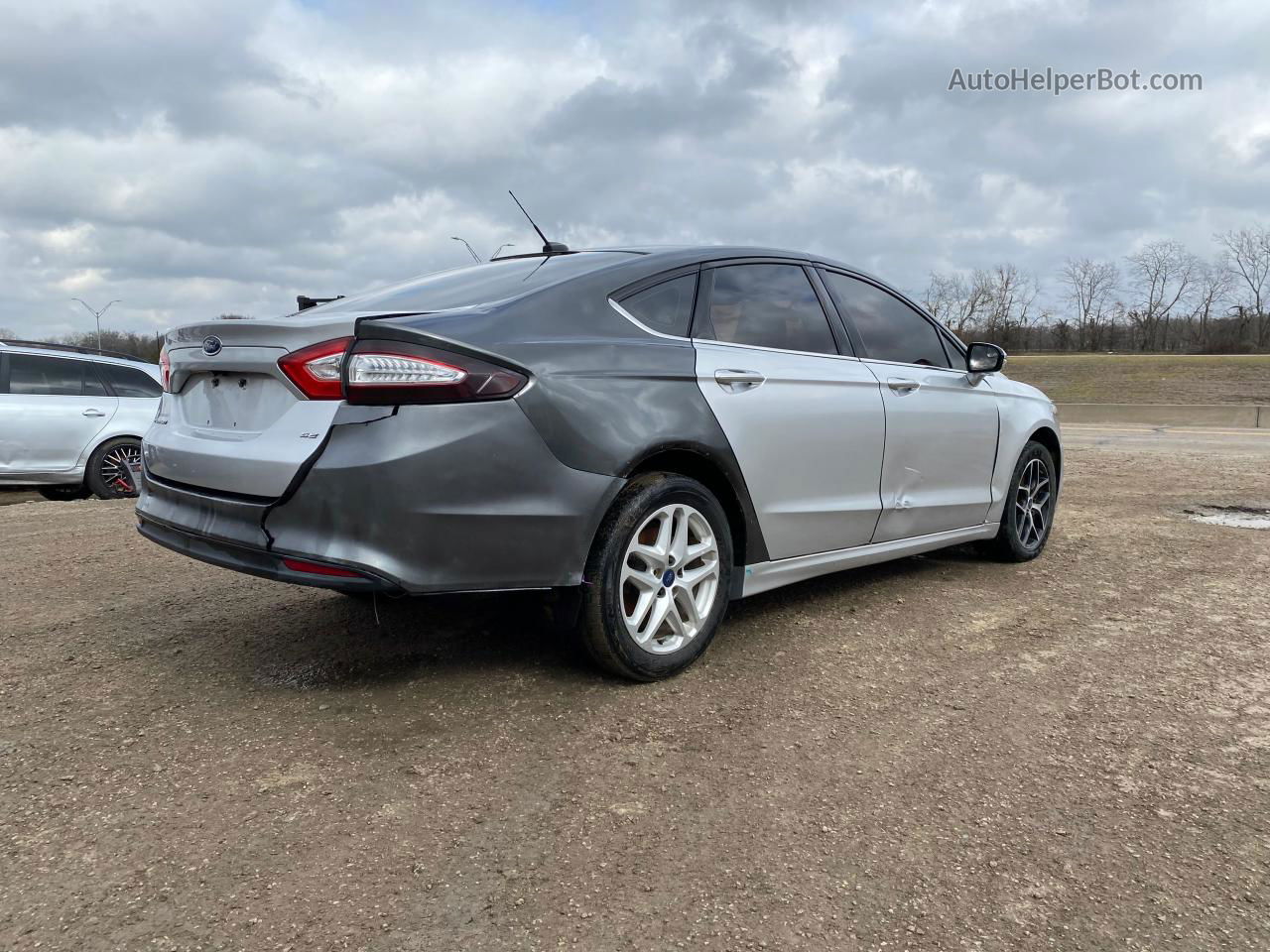 2016 Ford Fusion Se Silver vin: 1FA6P0H79G5100317