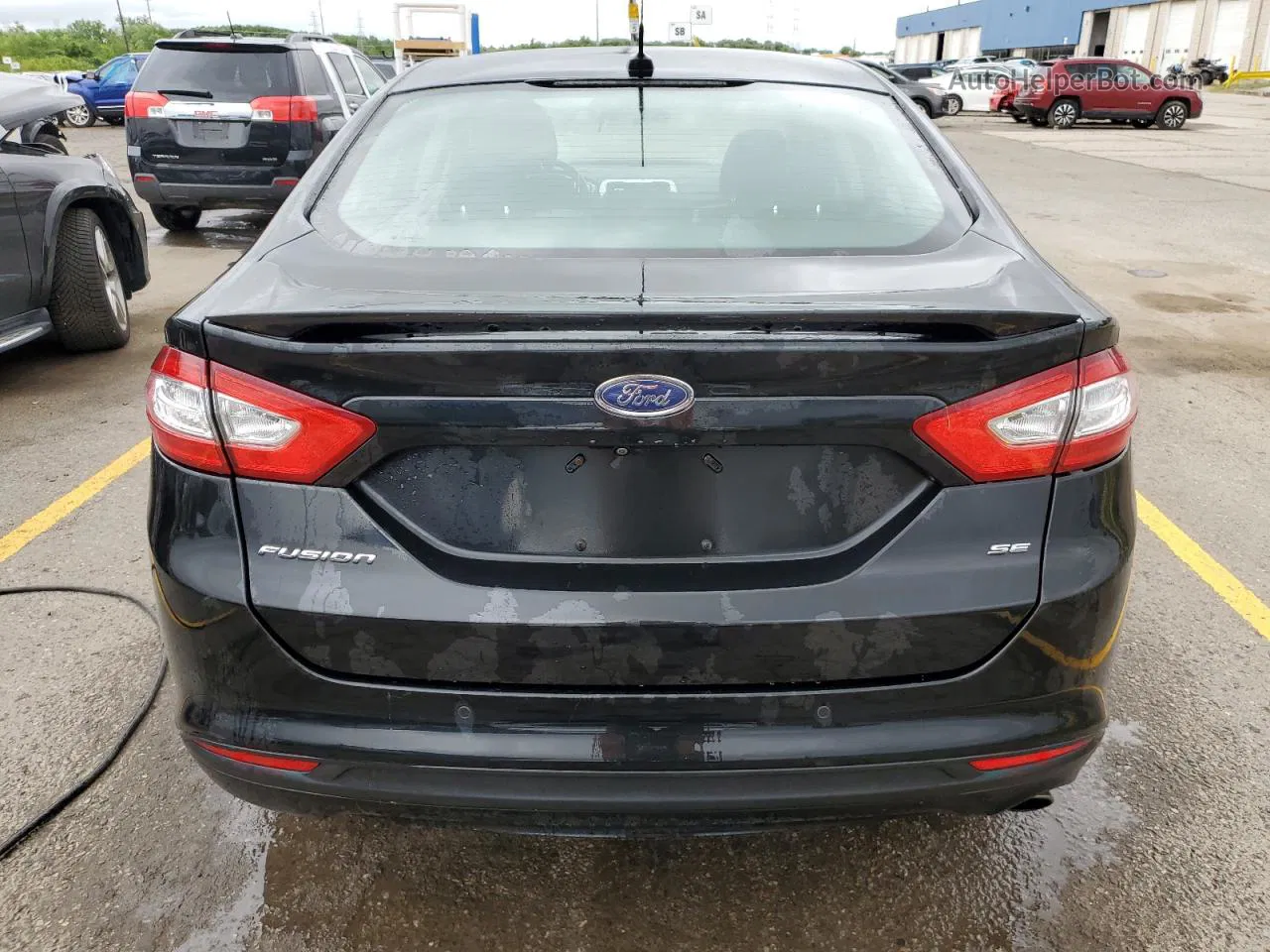 2014 Ford Fusion Se Black vin: 1FA6P0H7XE5356138