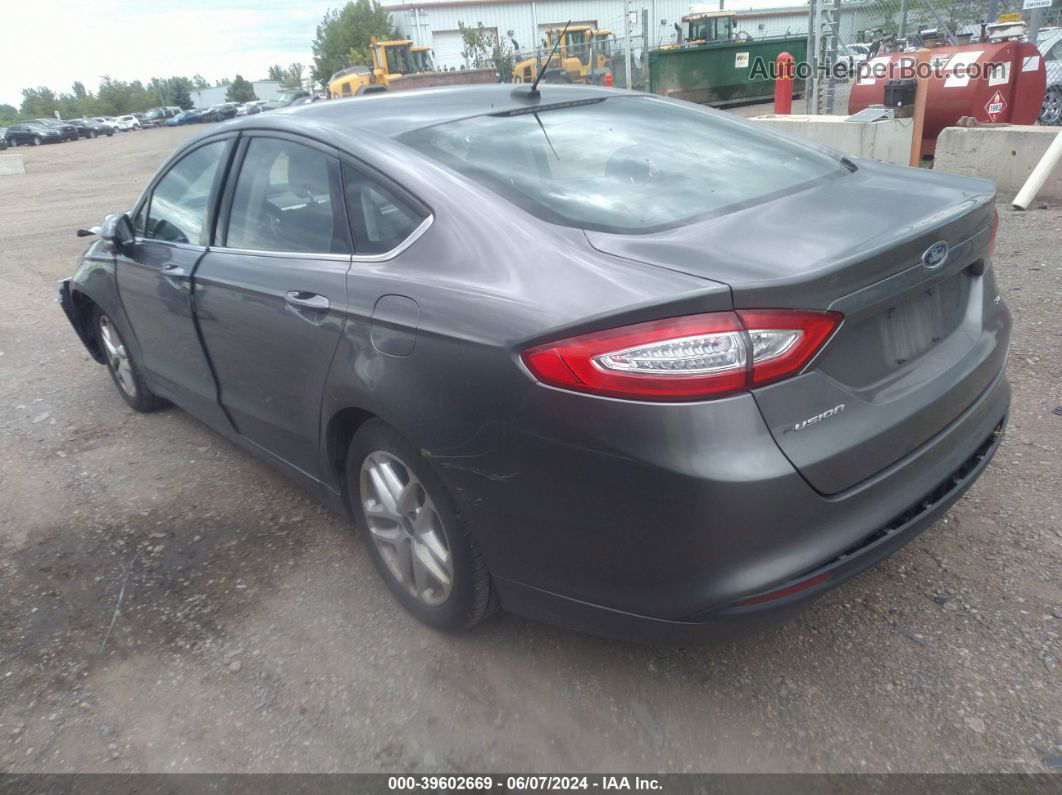 2014 Ford Fusion Se Gray vin: 1FA6P0H7XE5358245