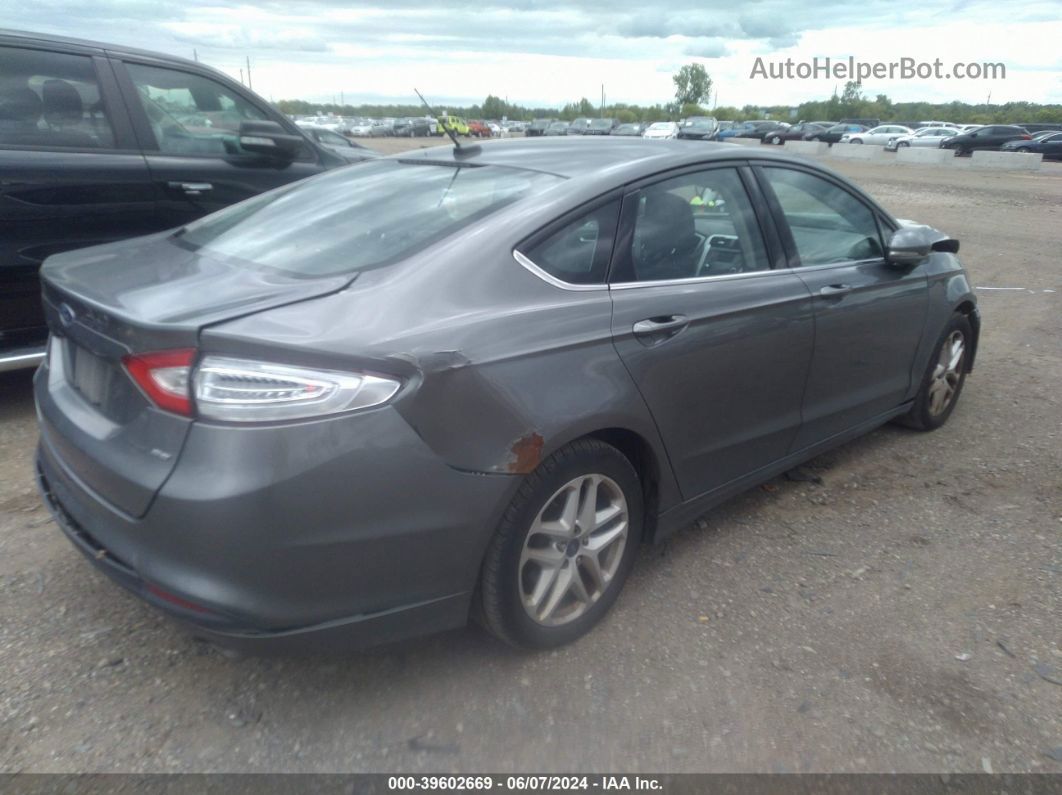 2014 Ford Fusion Se Gray vin: 1FA6P0H7XE5358245