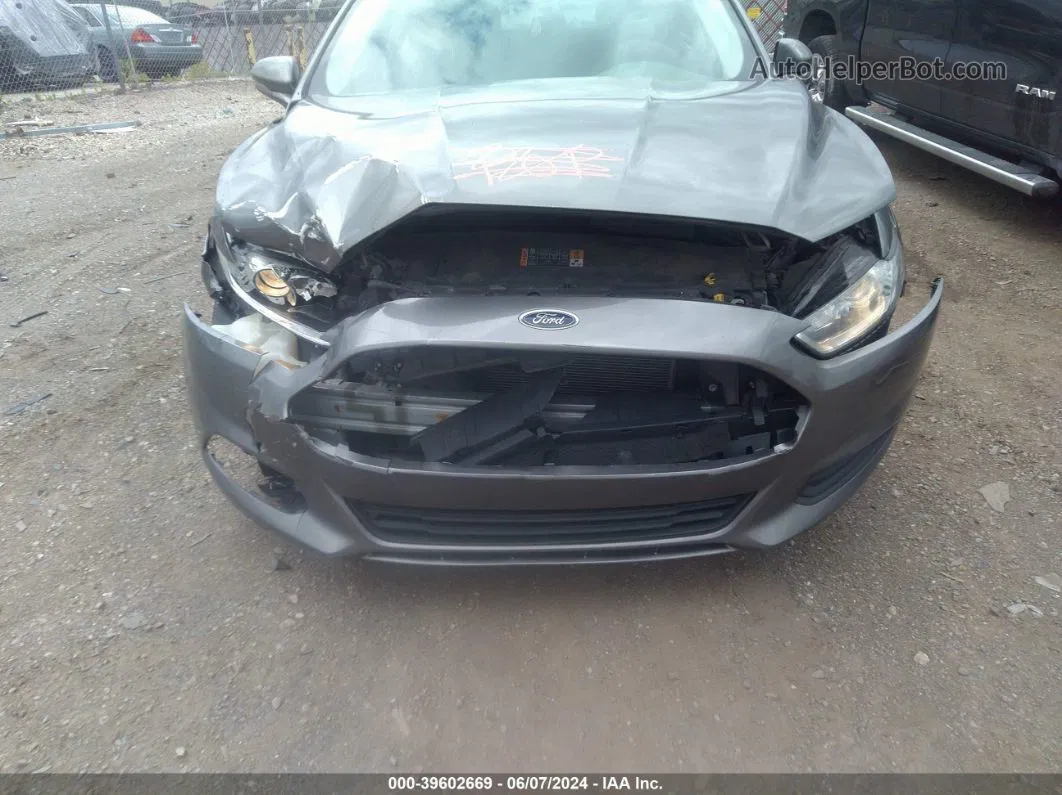 2014 Ford Fusion Se Gray vin: 1FA6P0H7XE5358245