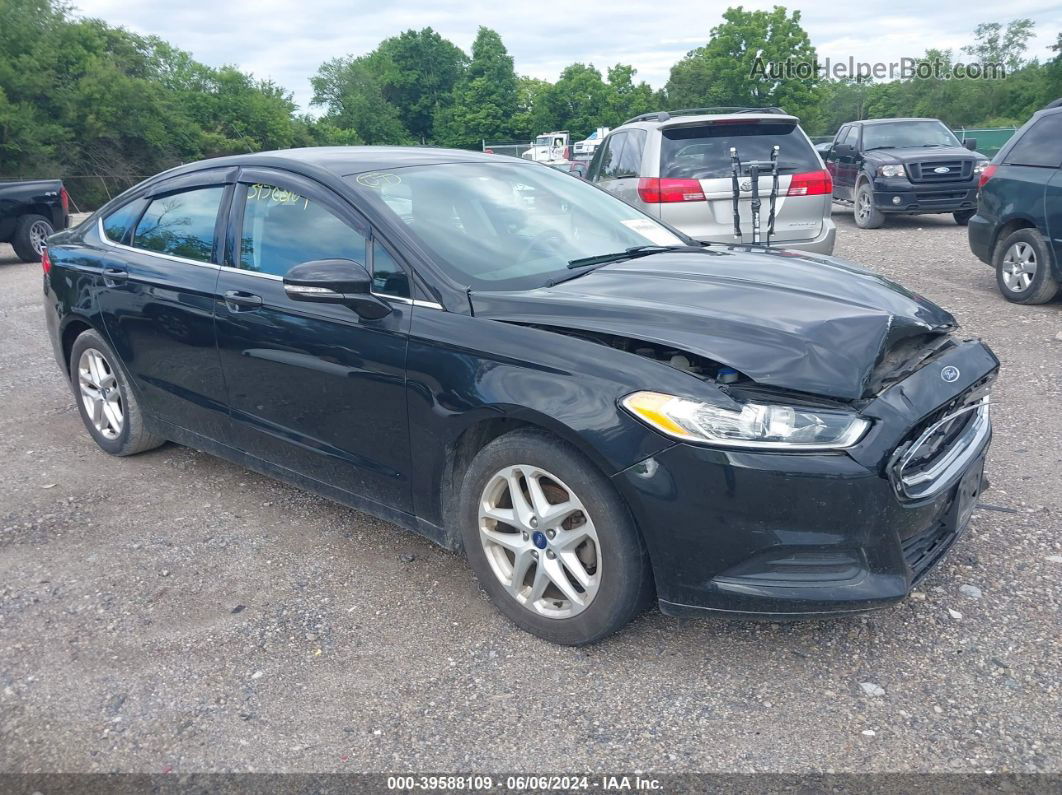 2014 Ford Fusion Se Черный vin: 1FA6P0H7XE5360738