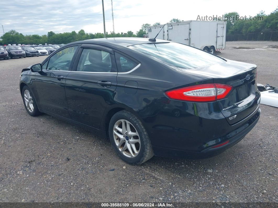 2014 Ford Fusion Se Black vin: 1FA6P0H7XE5360738