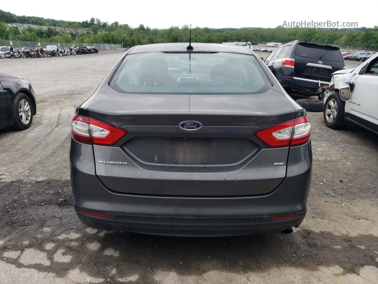 2016 Ford Fusion Se Gray vin: 1FA6P0H7XG5102173