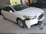 2016 Ford Fusion Se White vin: 1FA6P0H7XG5121029