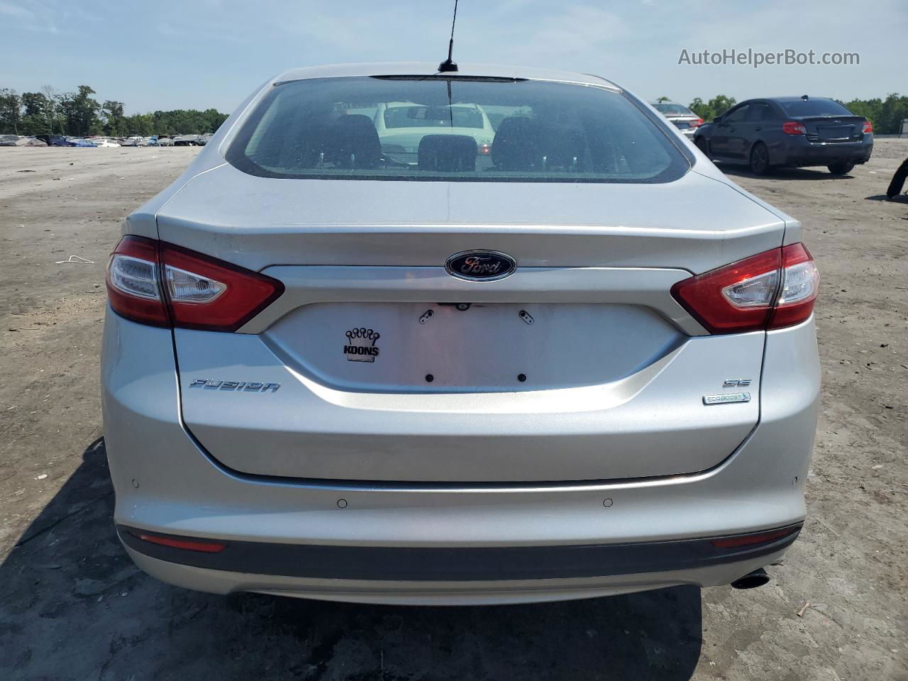 2015 Ford Fusion Se Silver vin: 1FA6P0HD0F5108309