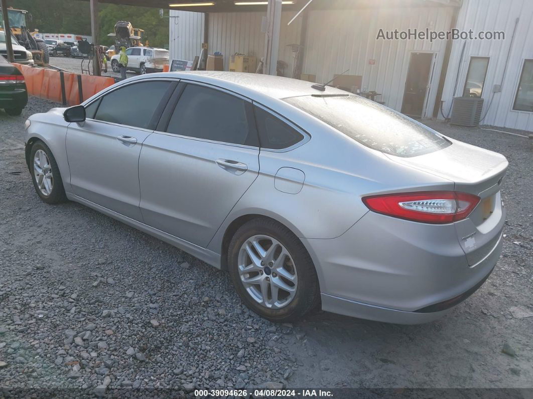 2016 Ford Fusion Se Silver vin: 1FA6P0HD0G5115732