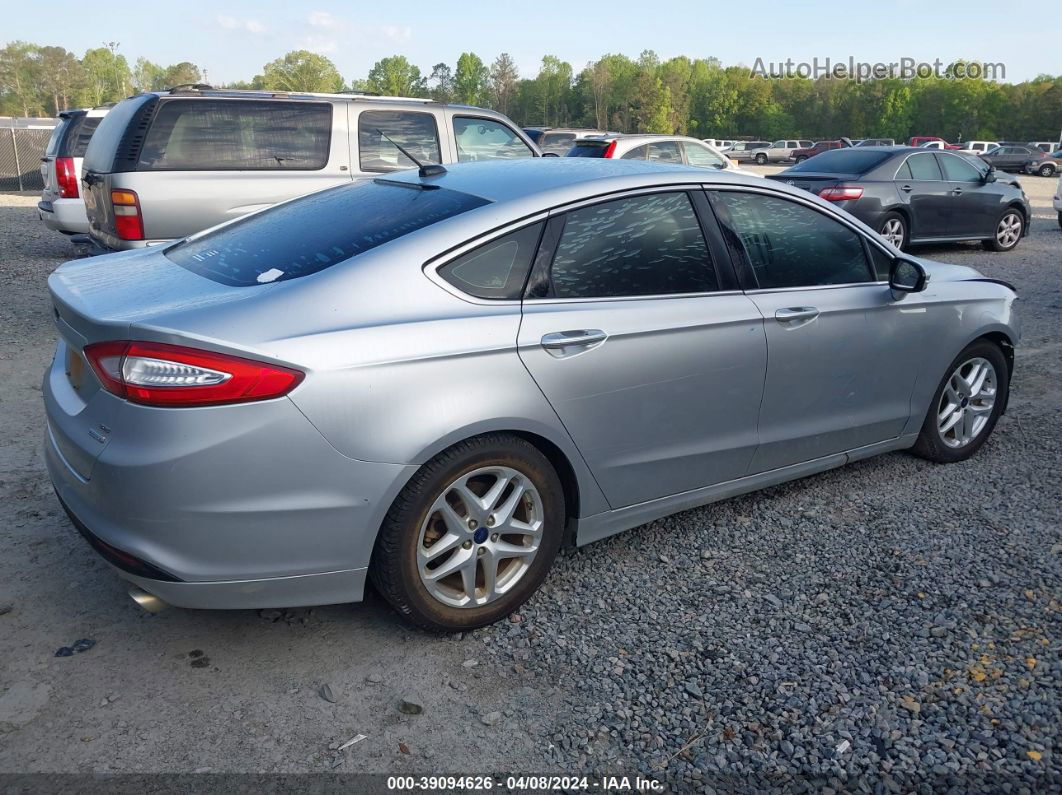 2016 Ford Fusion Se Silver vin: 1FA6P0HD0G5115732