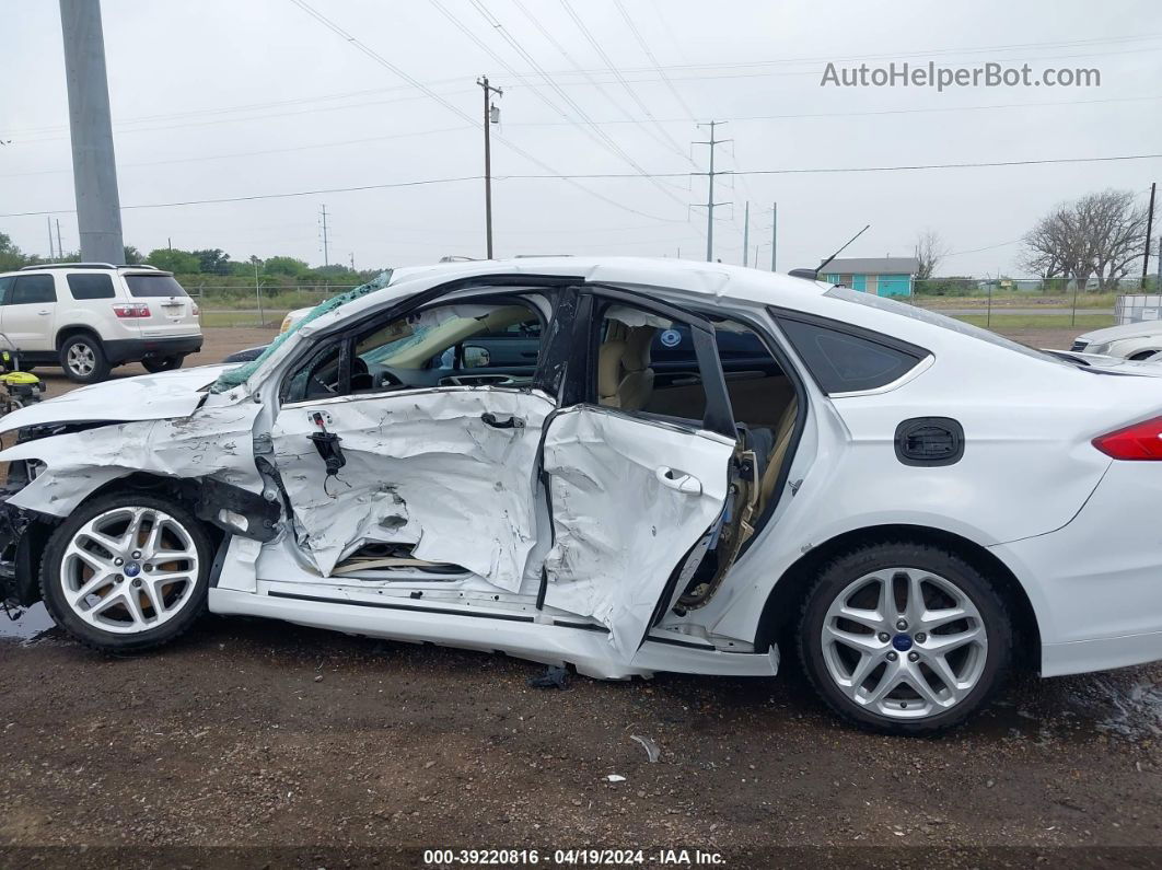 2016 Ford Fusion Se White vin: 1FA6P0HD0G5116993