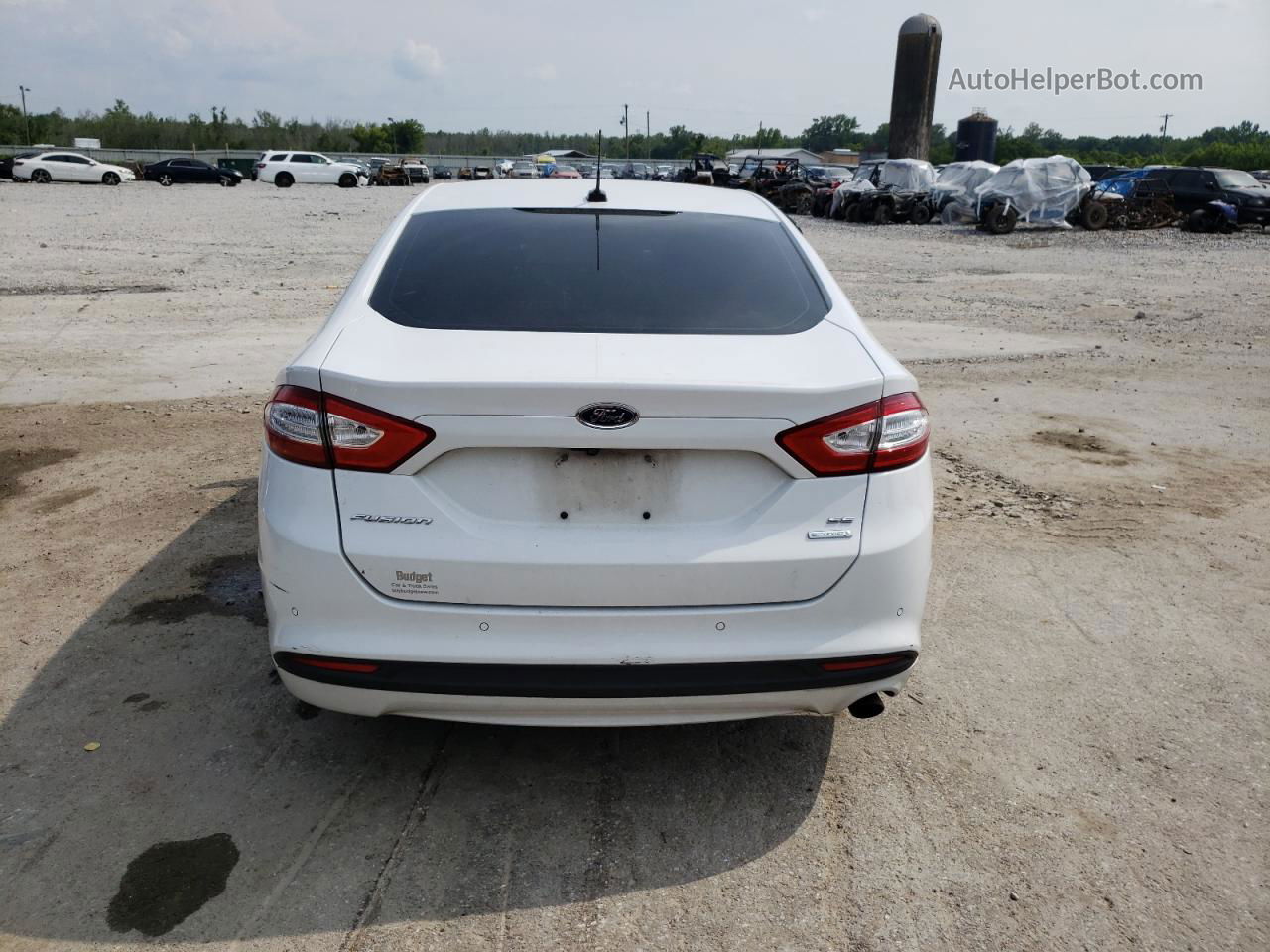 2016 Ford Fusion Se White vin: 1FA6P0HD0G5119912