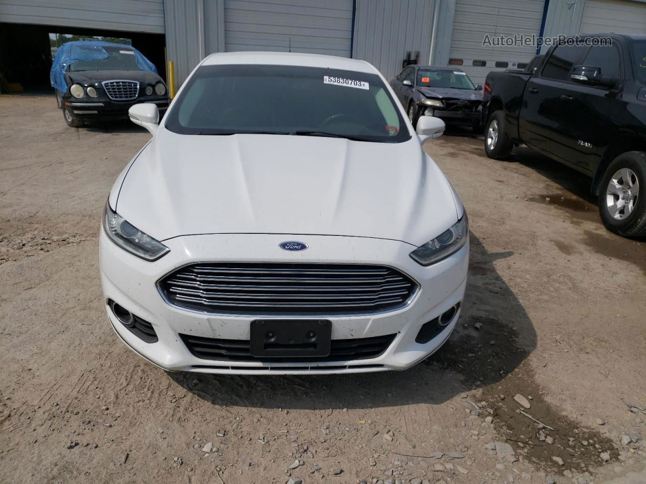 2016 Ford Fusion Se White vin: 1FA6P0HD0G5119912