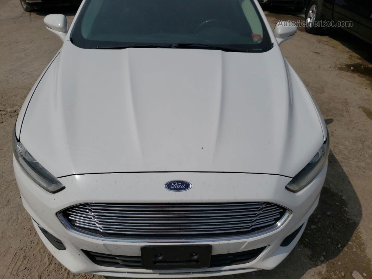 2016 Ford Fusion Se White vin: 1FA6P0HD0G5119912