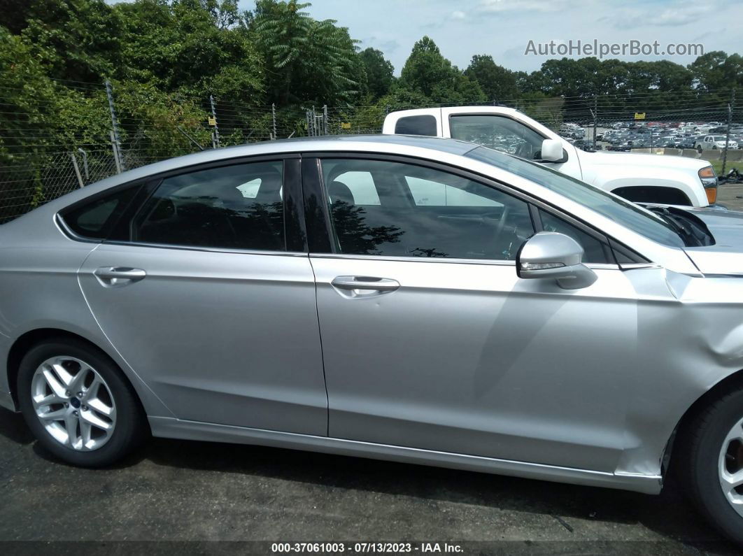 2014 Ford Fusion Se Silver vin: 1FA6P0HD1E5399952