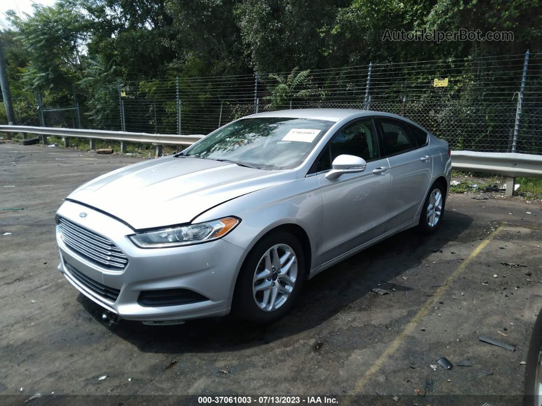 2014 Ford Fusion Se Silver vin: 1FA6P0HD1E5399952