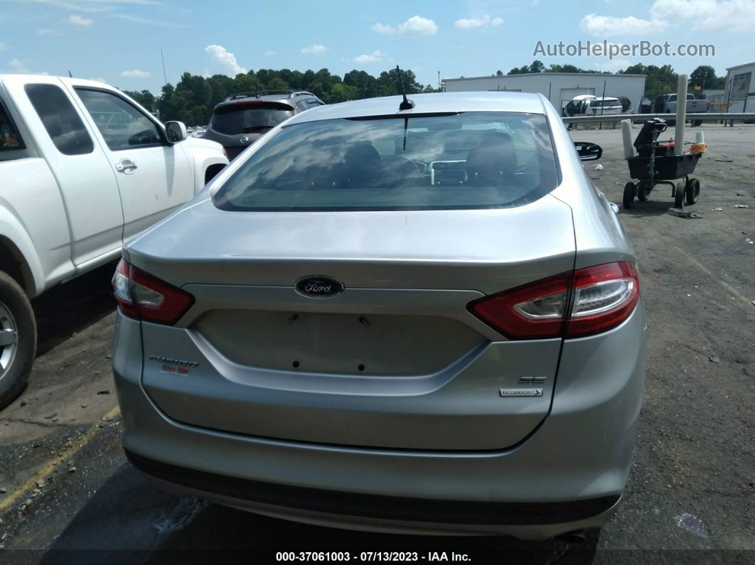 2014 Ford Fusion Se Серебряный vin: 1FA6P0HD1E5399952