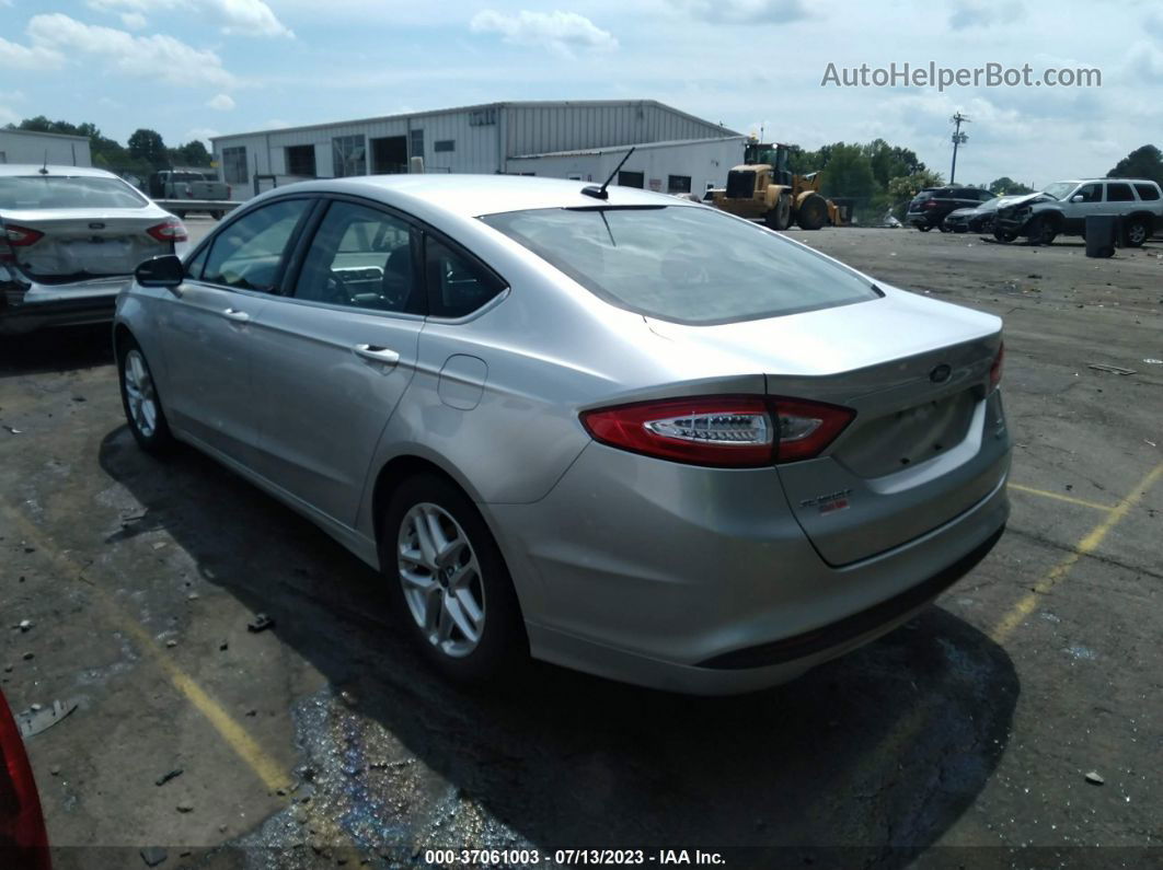 2014 Ford Fusion Se Silver vin: 1FA6P0HD1E5399952