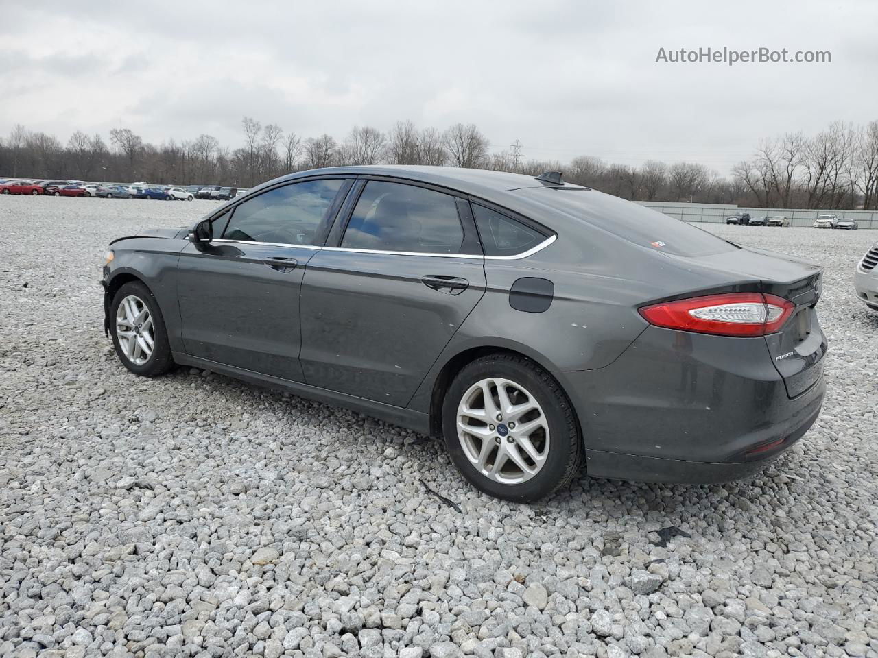 2016 Ford Fusion Se Gray vin: 1FA6P0HD1G5124004