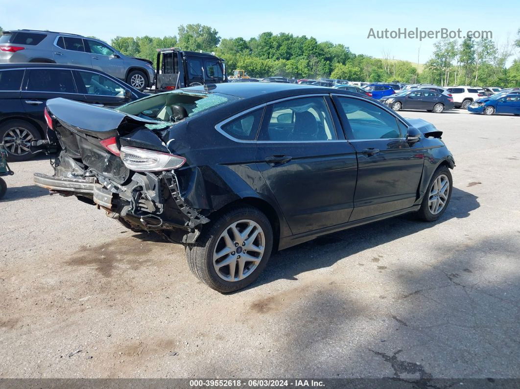 2016 Ford Fusion Se Black vin: 1FA6P0HD1G5124469