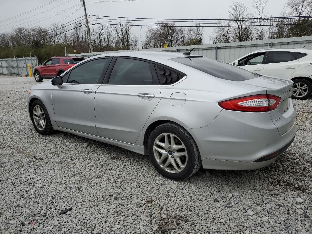 2016 Ford Fusion Se Silver vin: 1FA6P0HD1G5125668