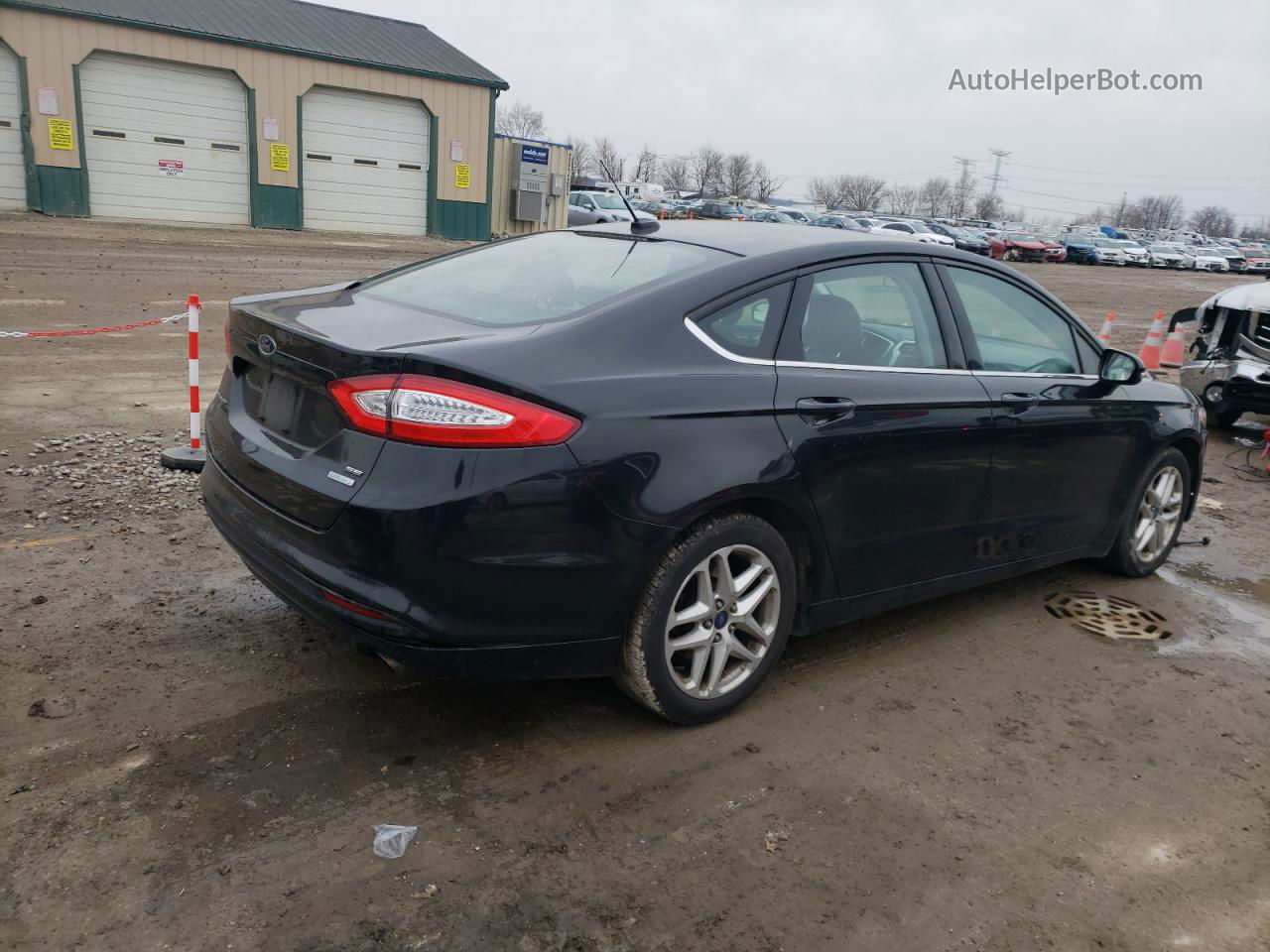 2014 Ford Fusion Se Black vin: 1FA6P0HD2E5356642