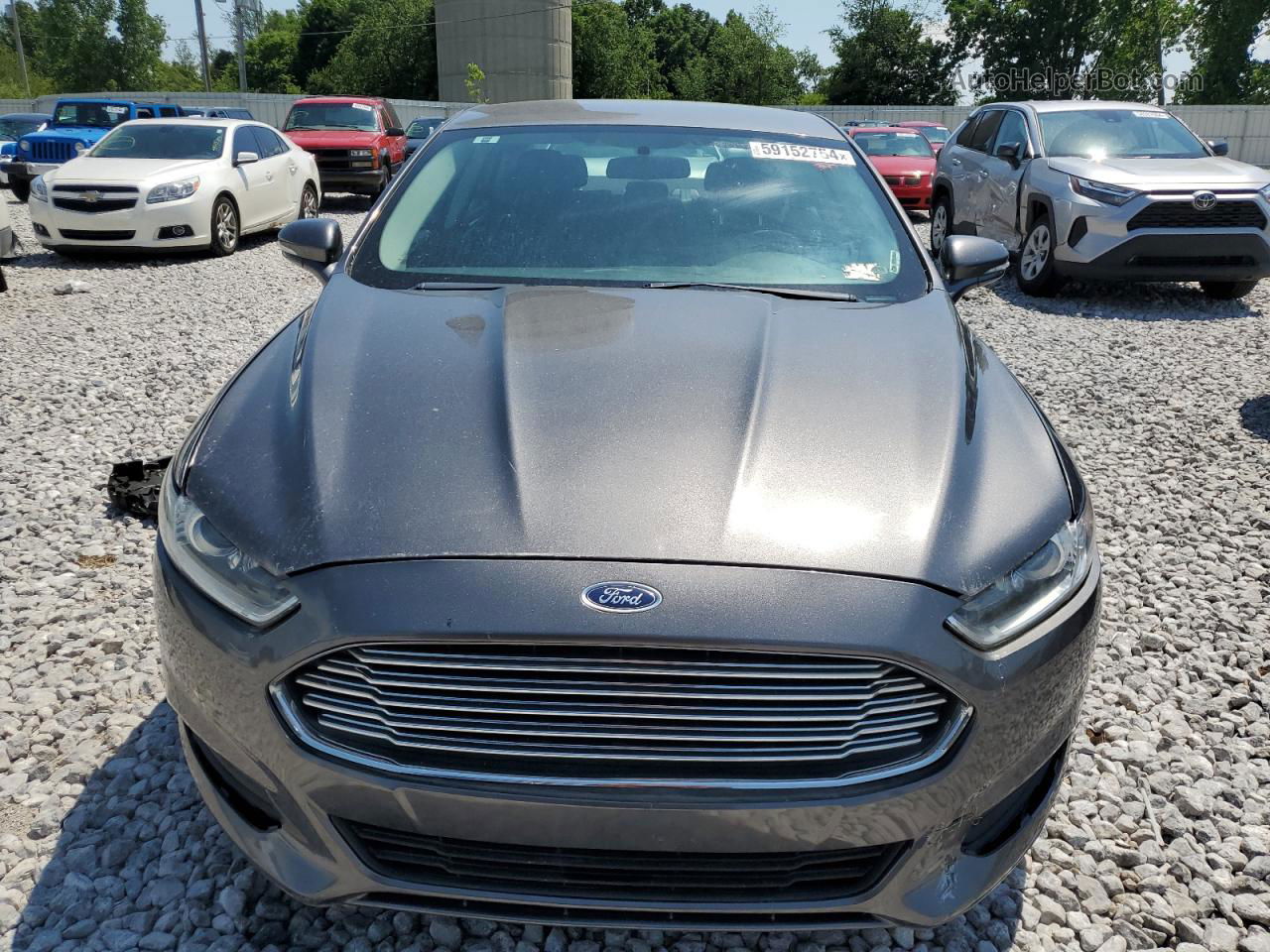 2014 Ford Fusion Se Серый vin: 1FA6P0HD2E5400106