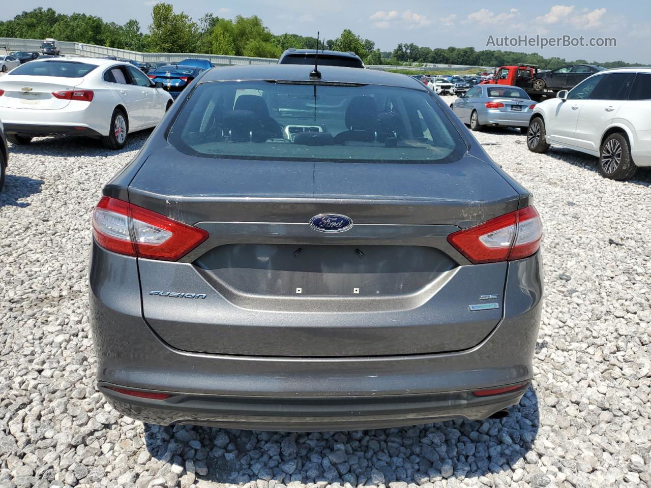 2014 Ford Fusion Se Серый vin: 1FA6P0HD2E5400106