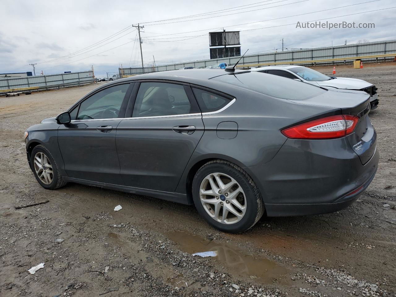 2016 Ford Fusion Se Gray vin: 1FA6P0HD2G5119717