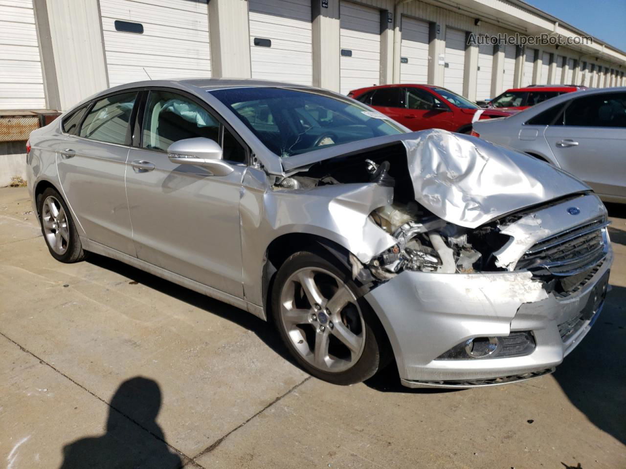 2014 Ford Fusion Se Silver vin: 1FA6P0HD3E5360604