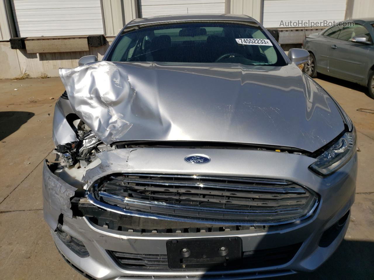 2014 Ford Fusion Se Silver vin: 1FA6P0HD3E5360604