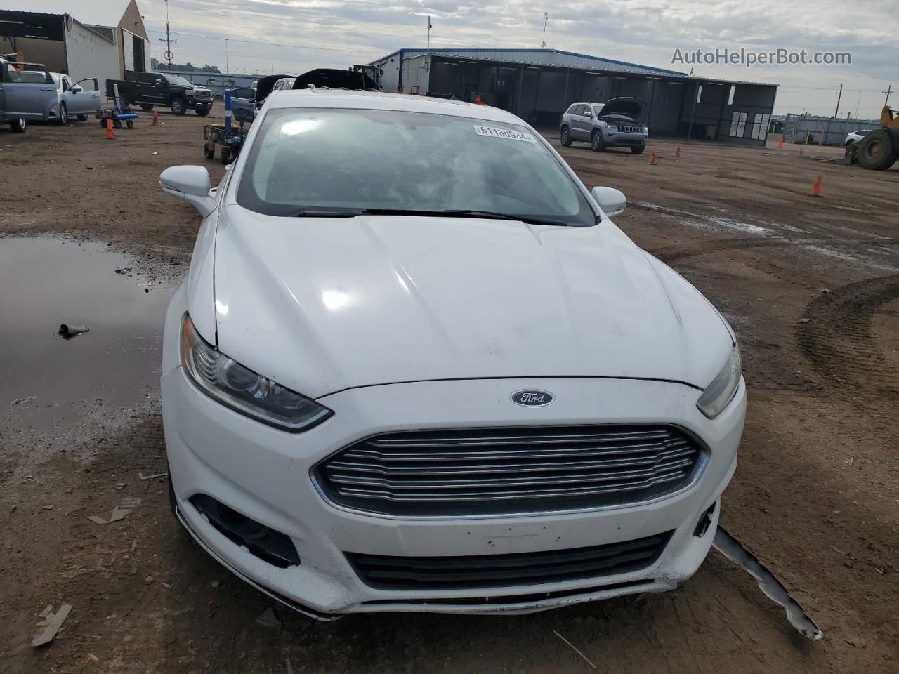 2014 Ford Fusion Se Белый vin: 1FA6P0HD3E5387625