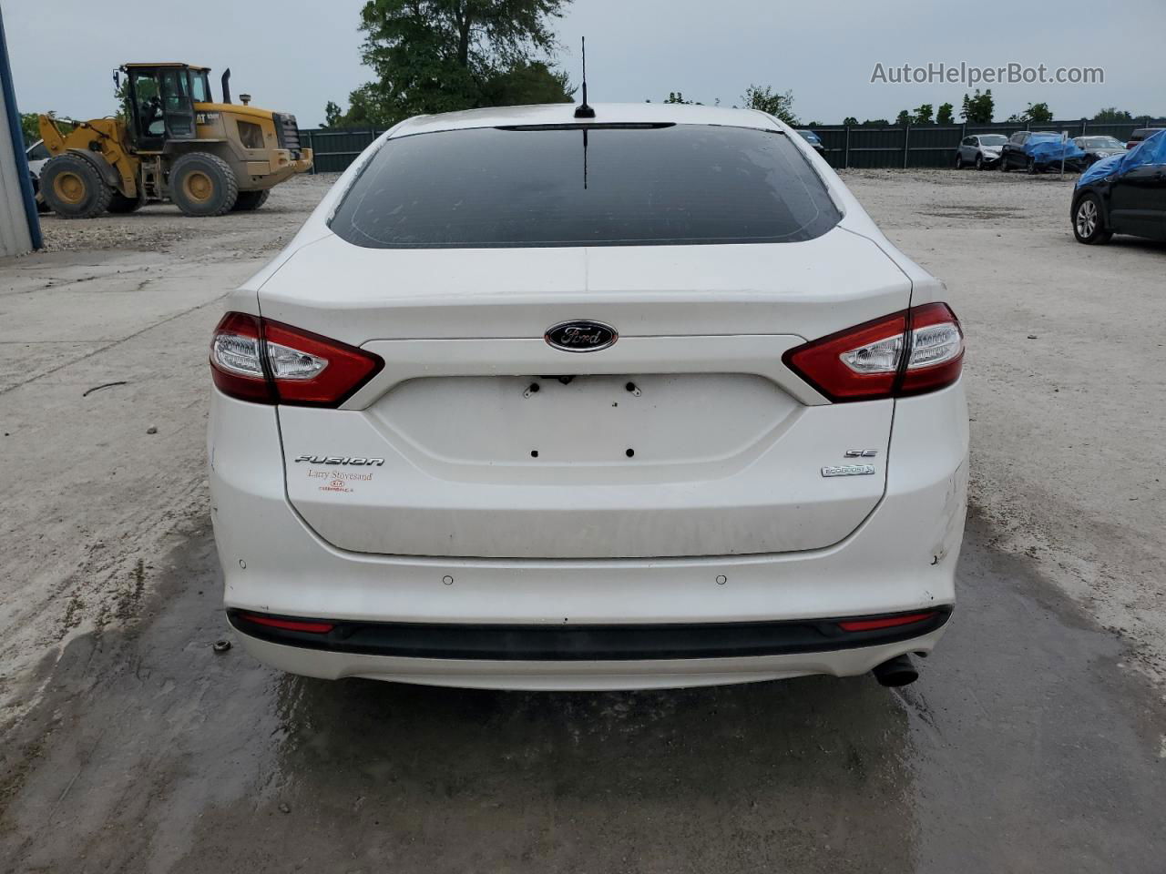 2016 Ford Fusion Se White vin: 1FA6P0HD3G5117829