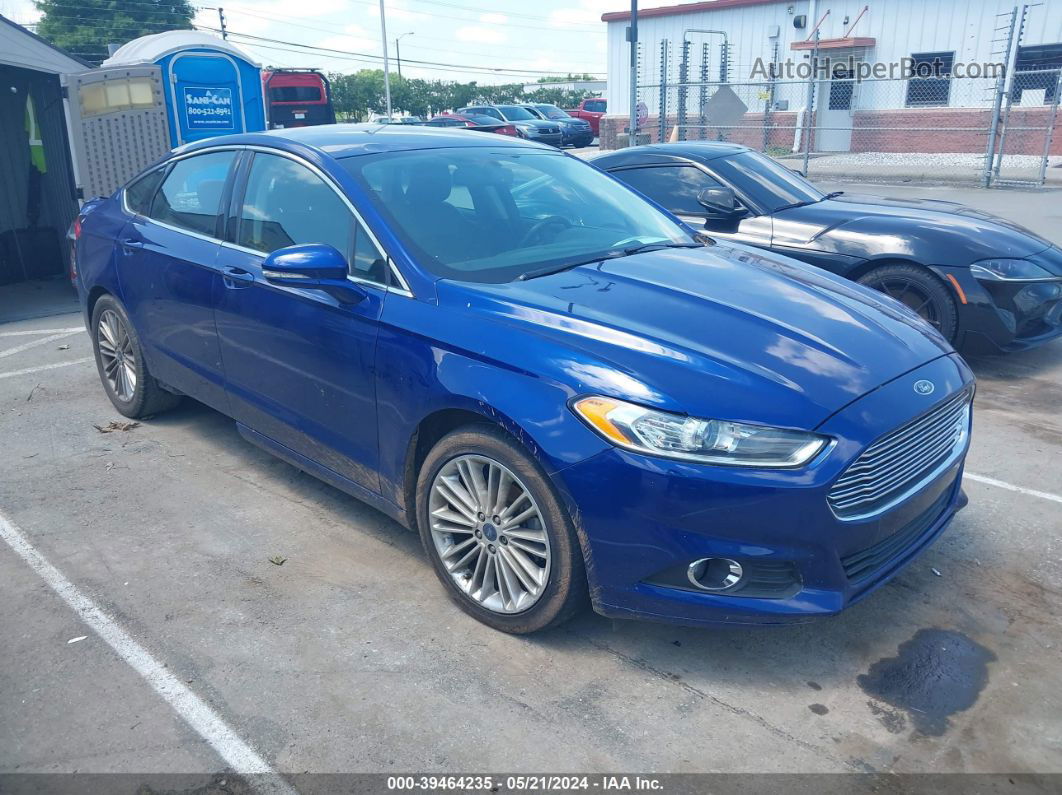 2016 Ford Fusion Se Blue vin: 1FA6P0HD3G5130211