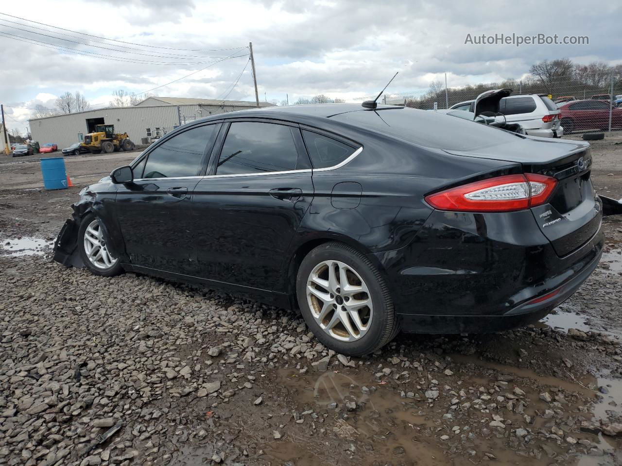 2016 Ford Fusion Se Черный vin: 1FA6P0HD3G5132783