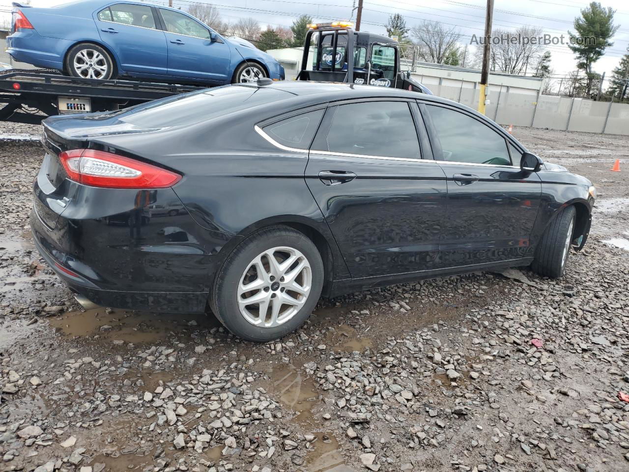 2016 Ford Fusion Se Черный vin: 1FA6P0HD3G5132783