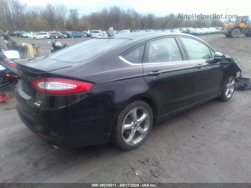 2014 Ford Fusion Se Black vin: 1FA6P0HD4E5374737