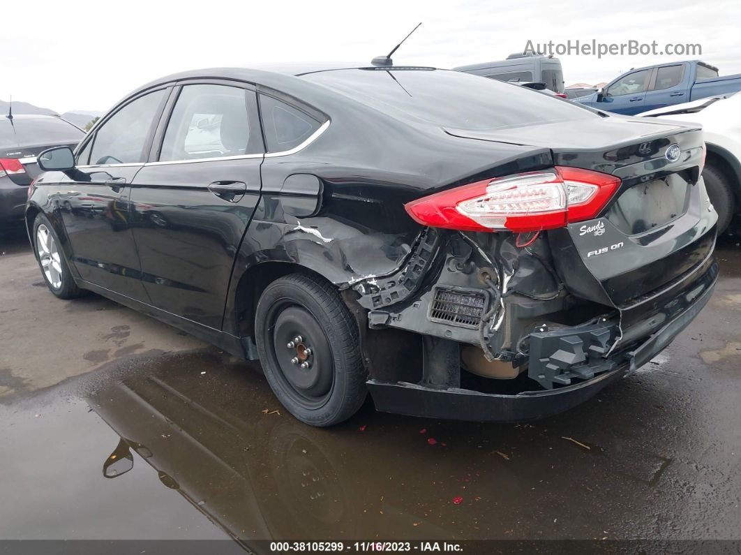 2015 Ford Fusion Se Черный vin: 1FA6P0HD4F5121578