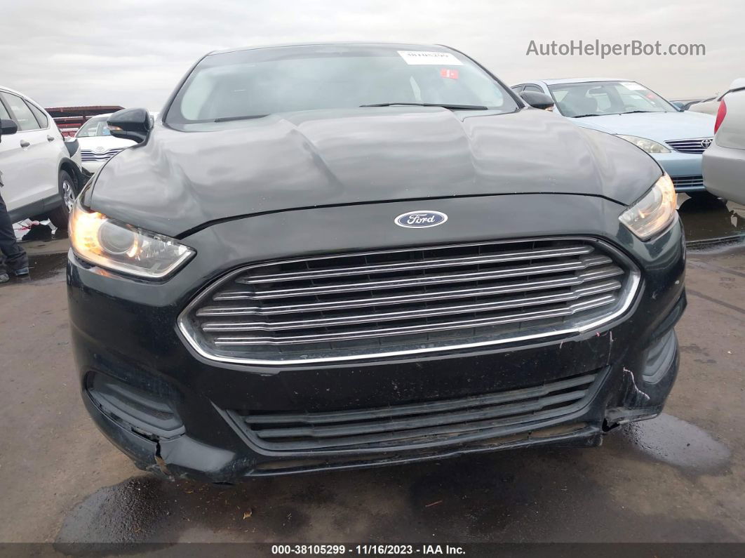 2015 Ford Fusion Se Black vin: 1FA6P0HD4F5121578