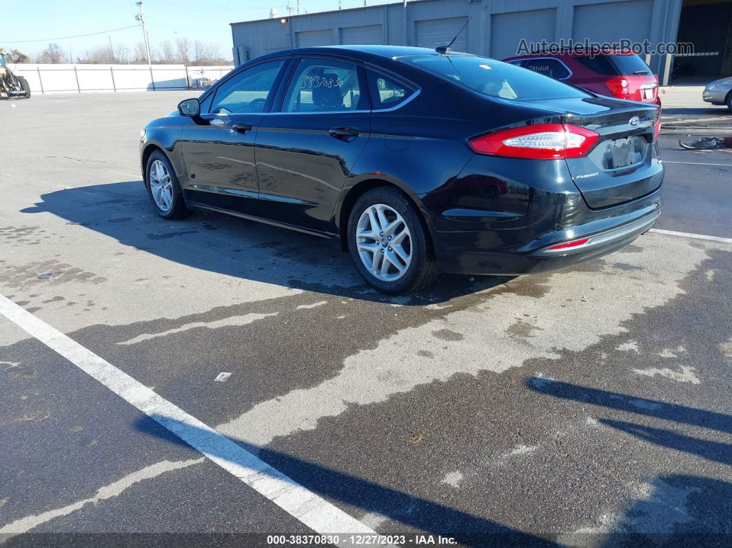 2016 Ford Fusion Se Black vin: 1FA6P0HD4G5133182