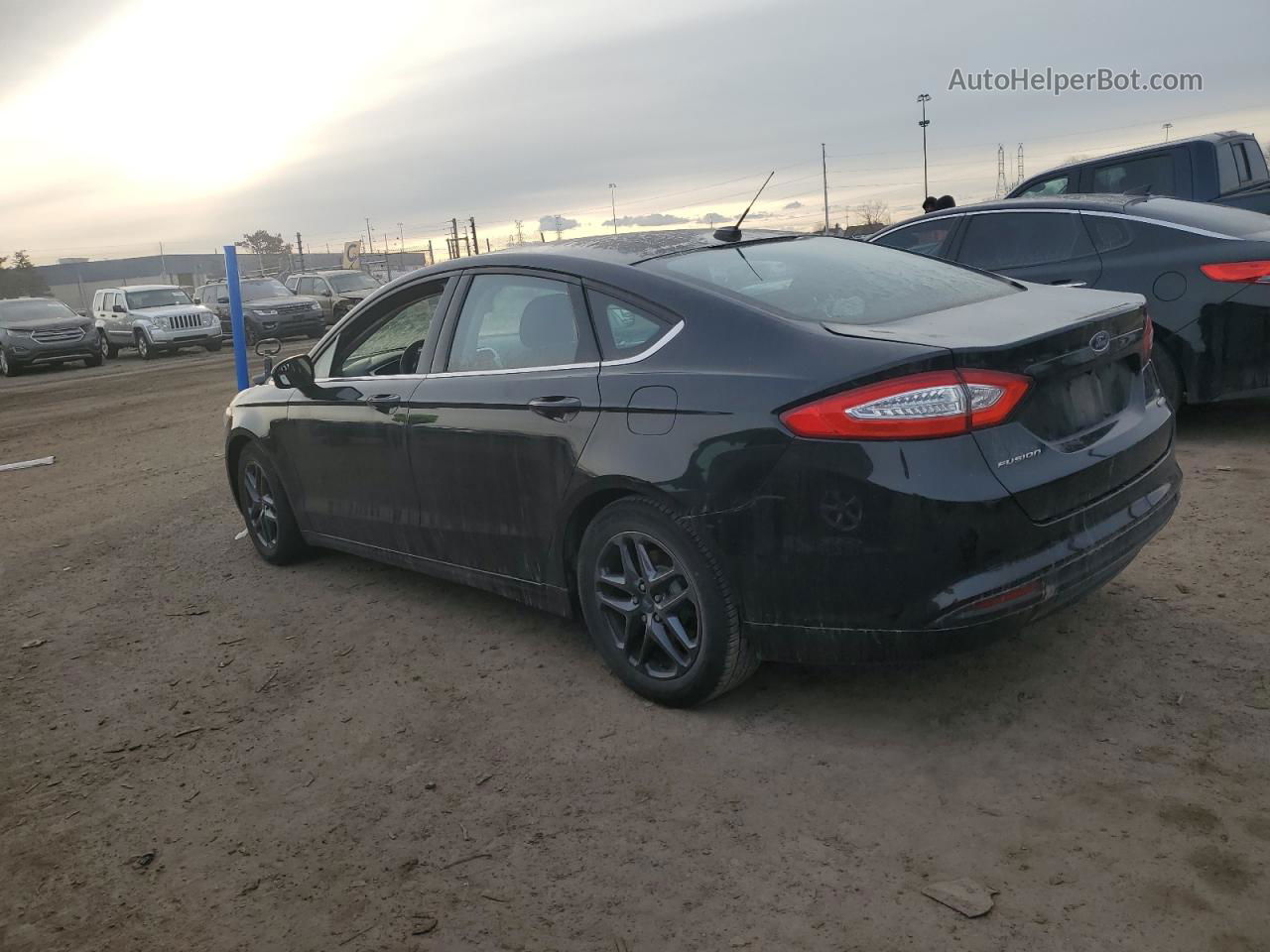 2015 Ford Fusion Se Black vin: 1FA6P0HD5F5115790